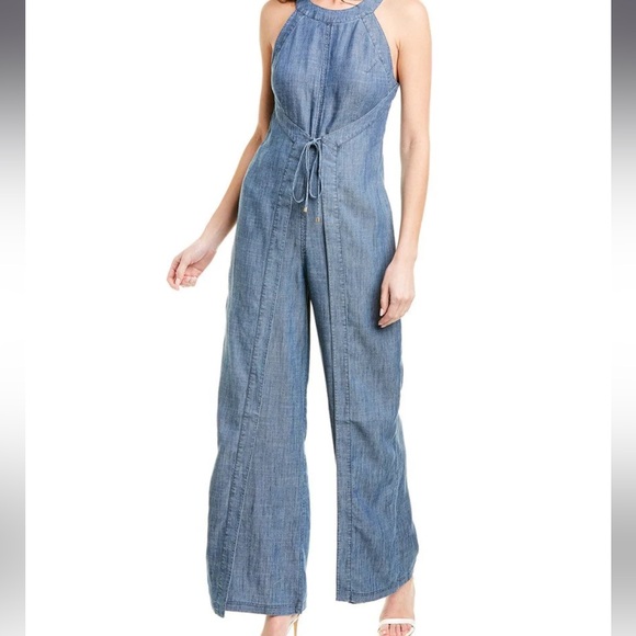 Trina Turk Denim Jumpsuit - Picture 1 of 11
